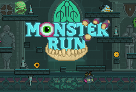 Monster Run. Free pixel-art platfromer