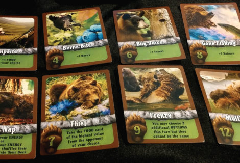 Hibernation: bear themed card game