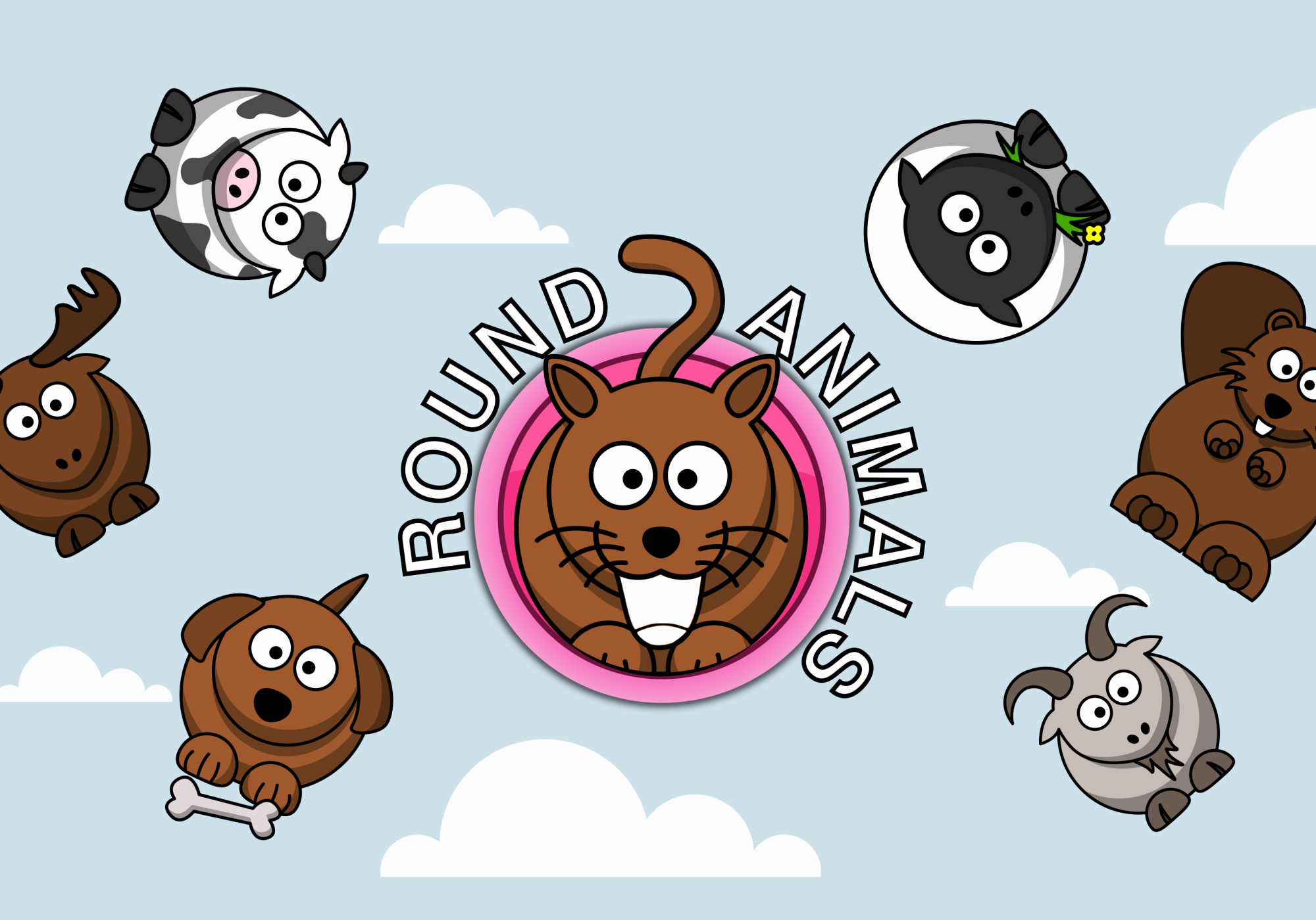 Round animals. Игра про круглых животных. Круглые питомцы игра. Животные.из.игры.животные.круглые. Овальные животные игра.